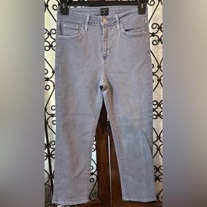 Just Black Straight Leg Jeans in Light Blue-Gray